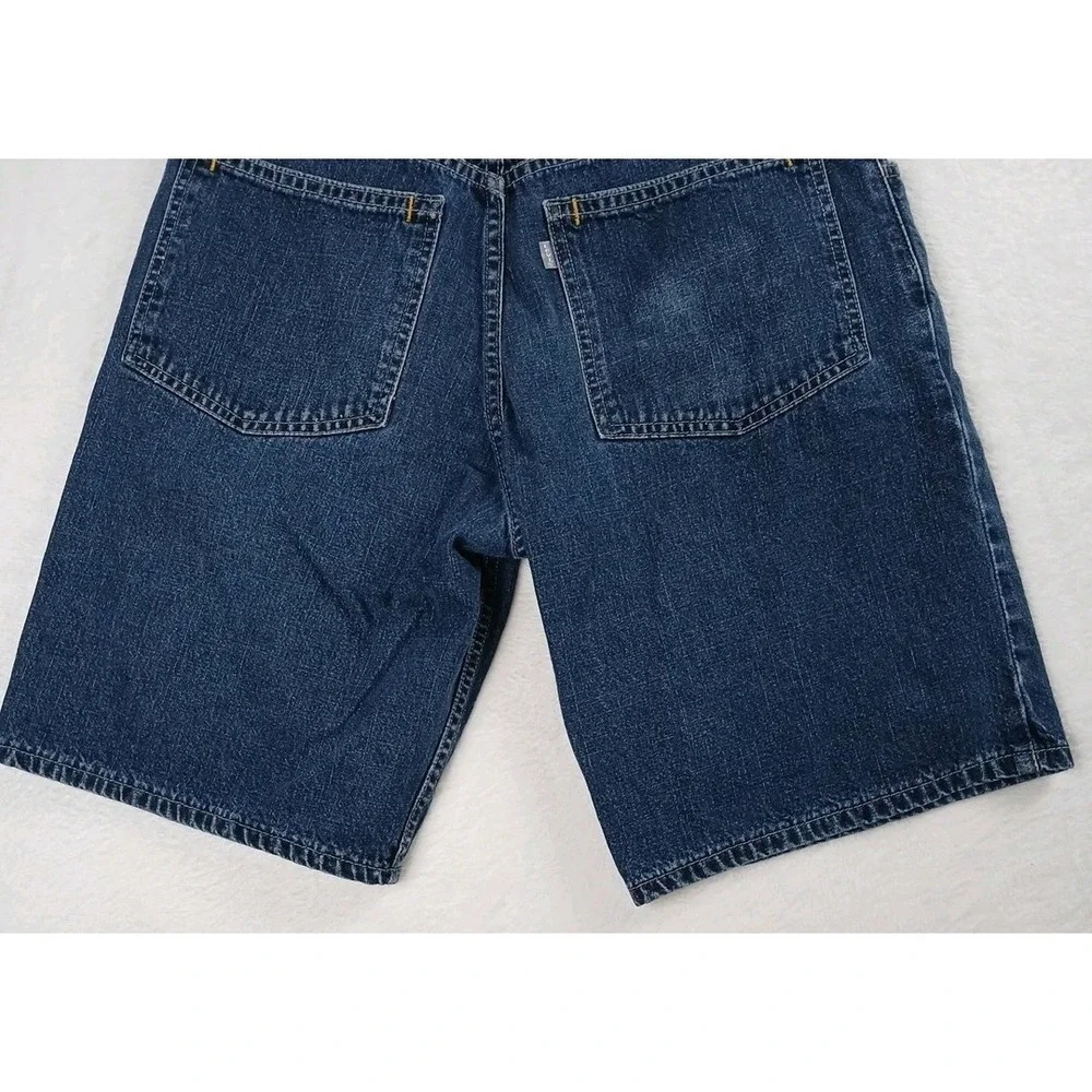 Vintage Levis SilverTab Shorts Mens 32 Blue Denim‎ Loose Fit Baggy Skate 2001